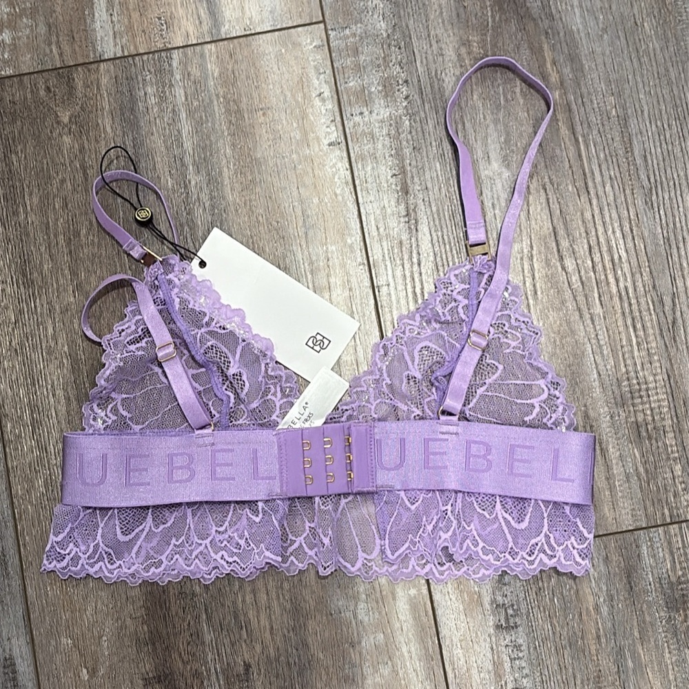 Bluebella purple lace Tori bra XS NEW - Picture 10 of 12
